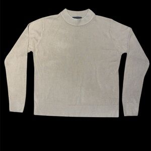 Sag Harbor Women’s Light Tan Crewneck Sweater